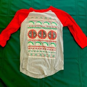 Marvel Deadpool small baseball tee